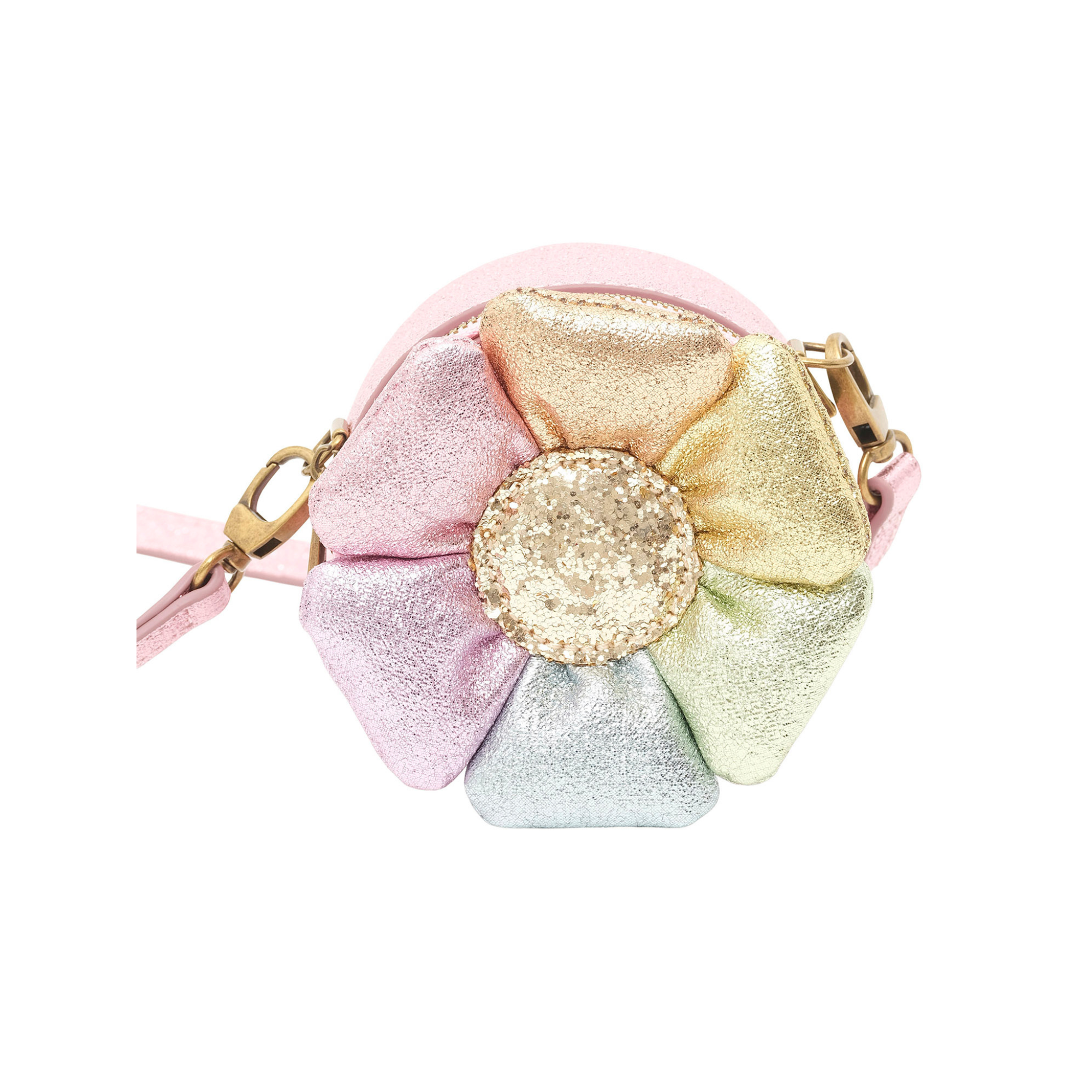 Huxbaby Rainbow Flower Bag - Multi Metallic