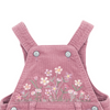 Bebe Flossy Embroidered Cord Overalls