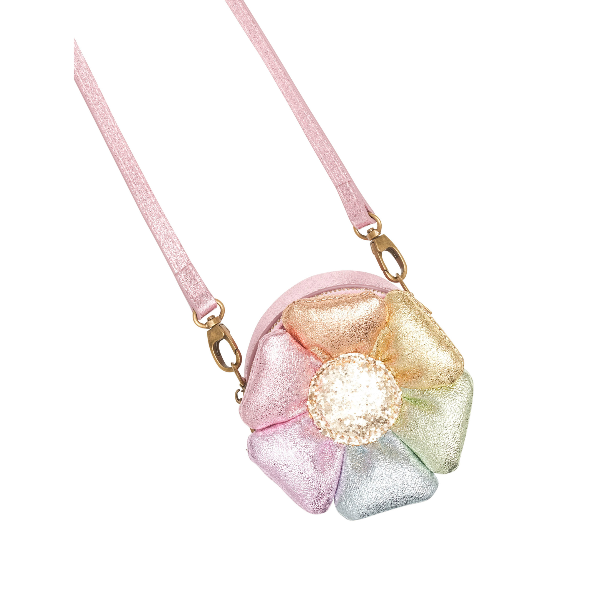 Huxbaby Rainbow Flower Bag - Multi Metallic