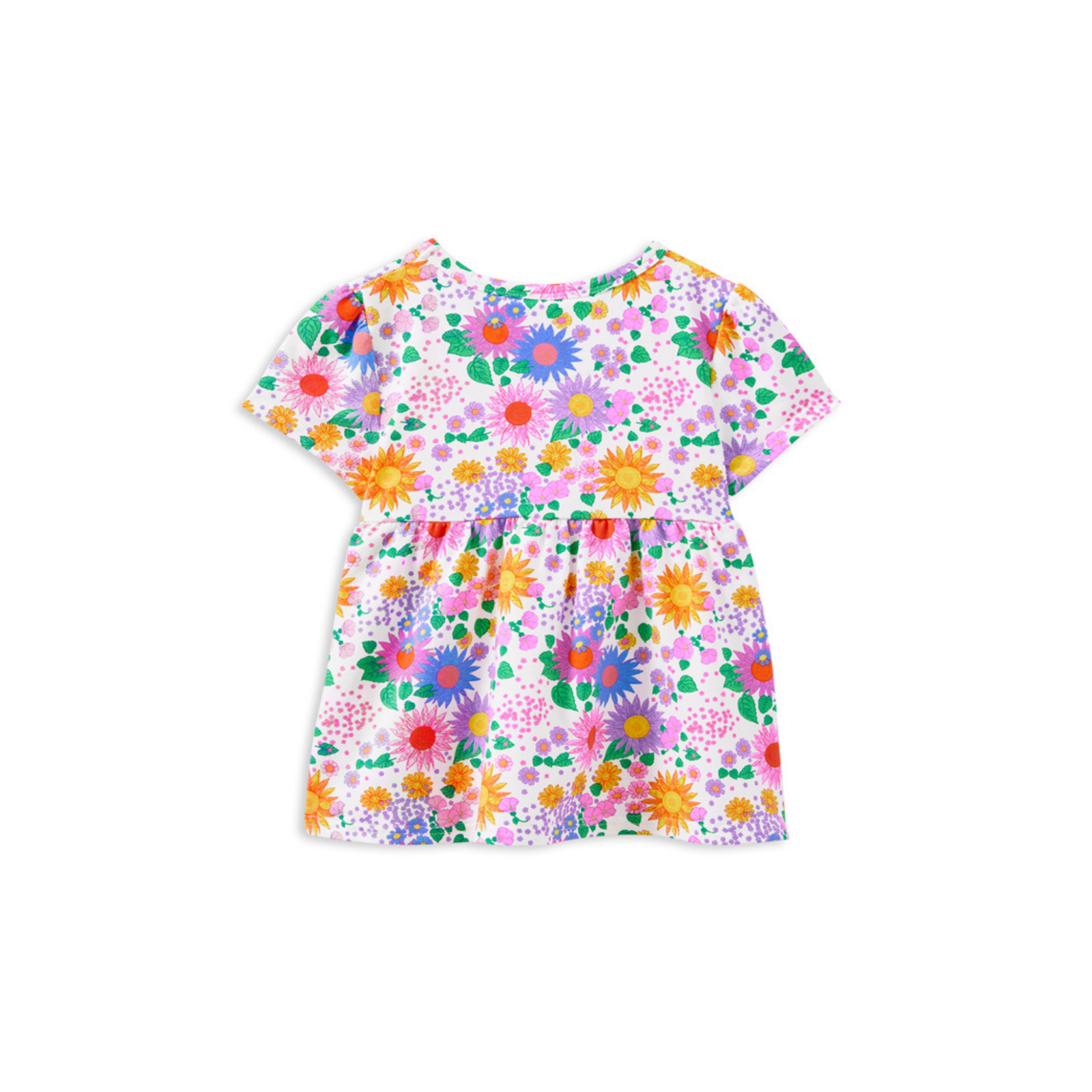Milky Sunshine Floral Swing Tee