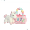 Fancy Pals Unicorn in Pink Love Bag