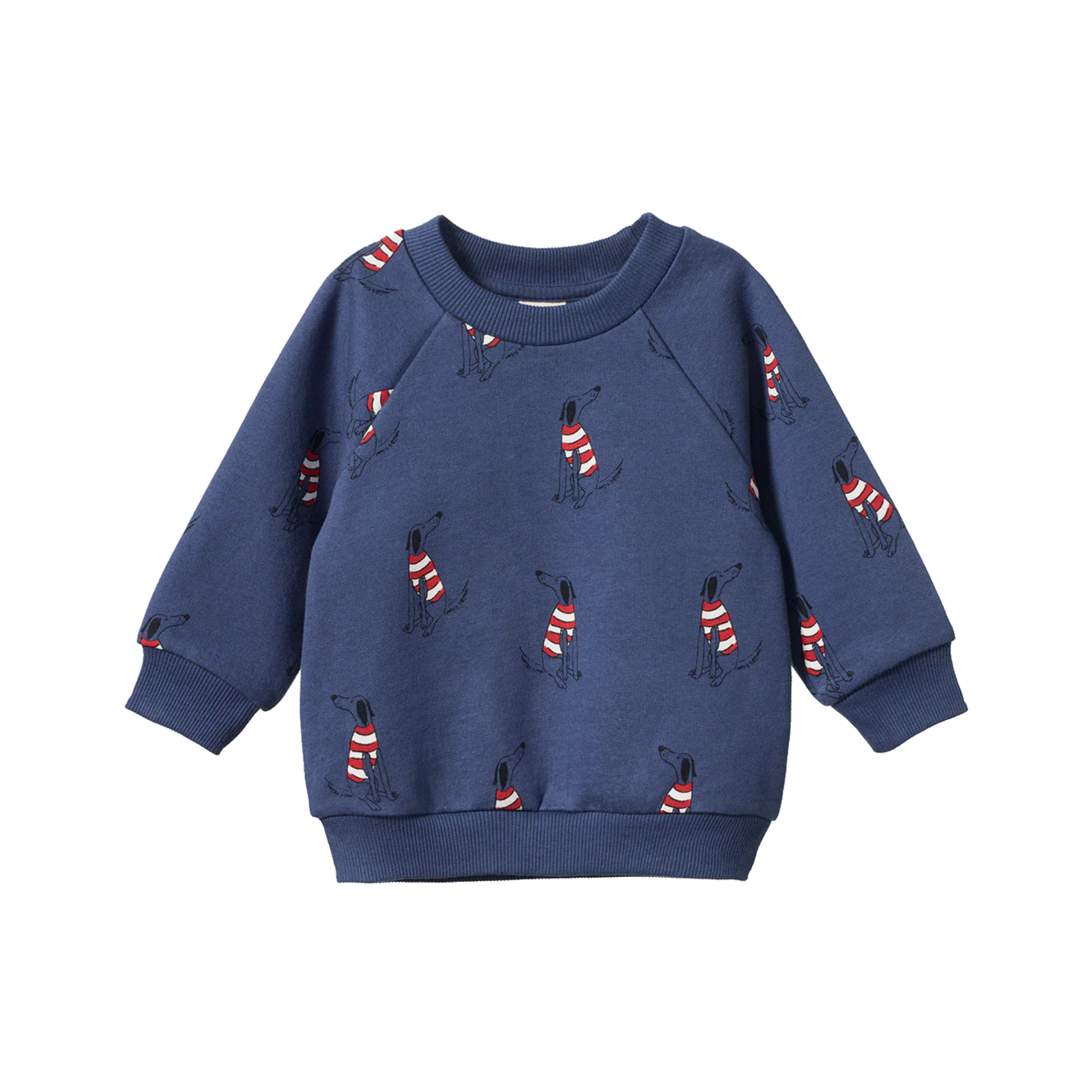 Nature Baby Emerson Sweater - Best Friend Indigo Print