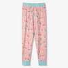 New Pre-Order Hatley Folksy Unicorn Bamboo Pajama Set - Light Pink