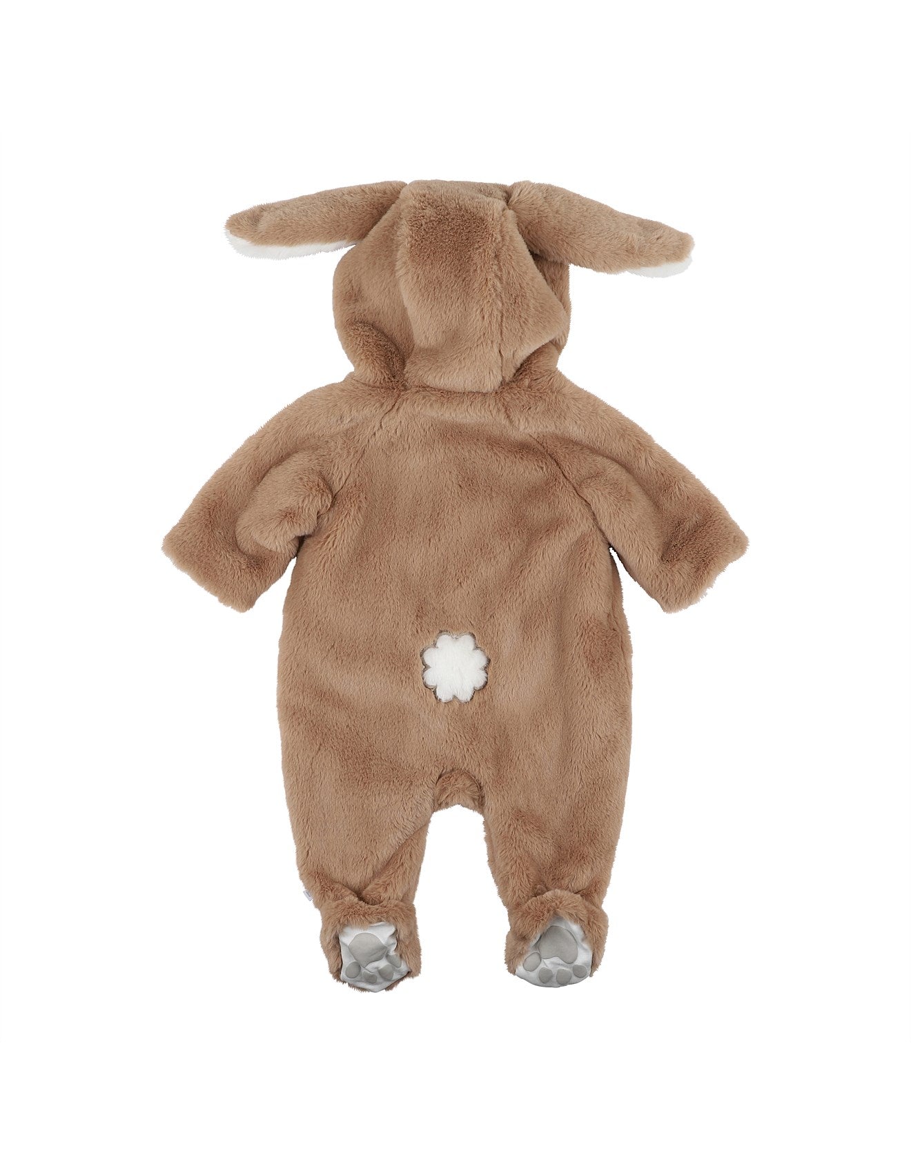 Latte Faux Fur Bunny Onesie - Latte