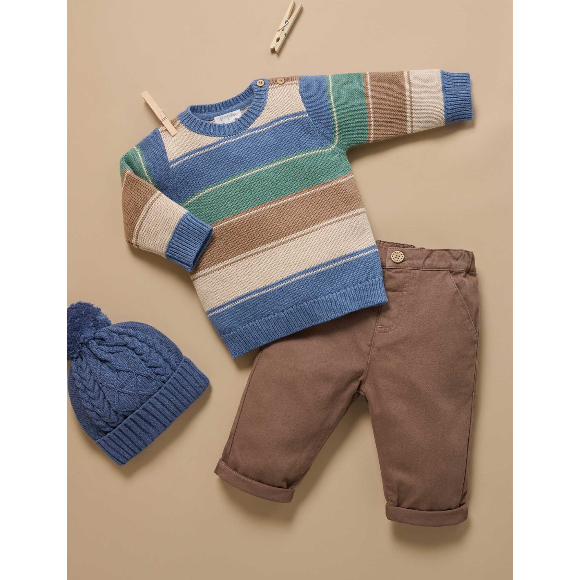 Purebaby Classic Chino - Oak