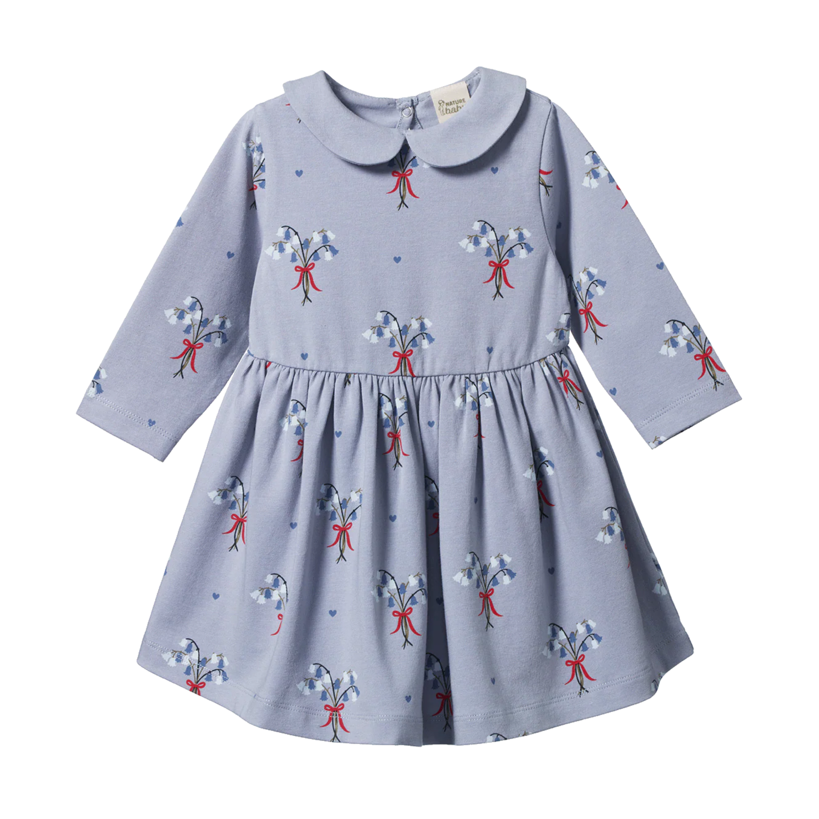 Nature Baby Agnes Dress - Bluebelle Print