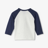 New Pre-Order atley Drum Kit Longsleeve Raglan Tee - Patriot Blue