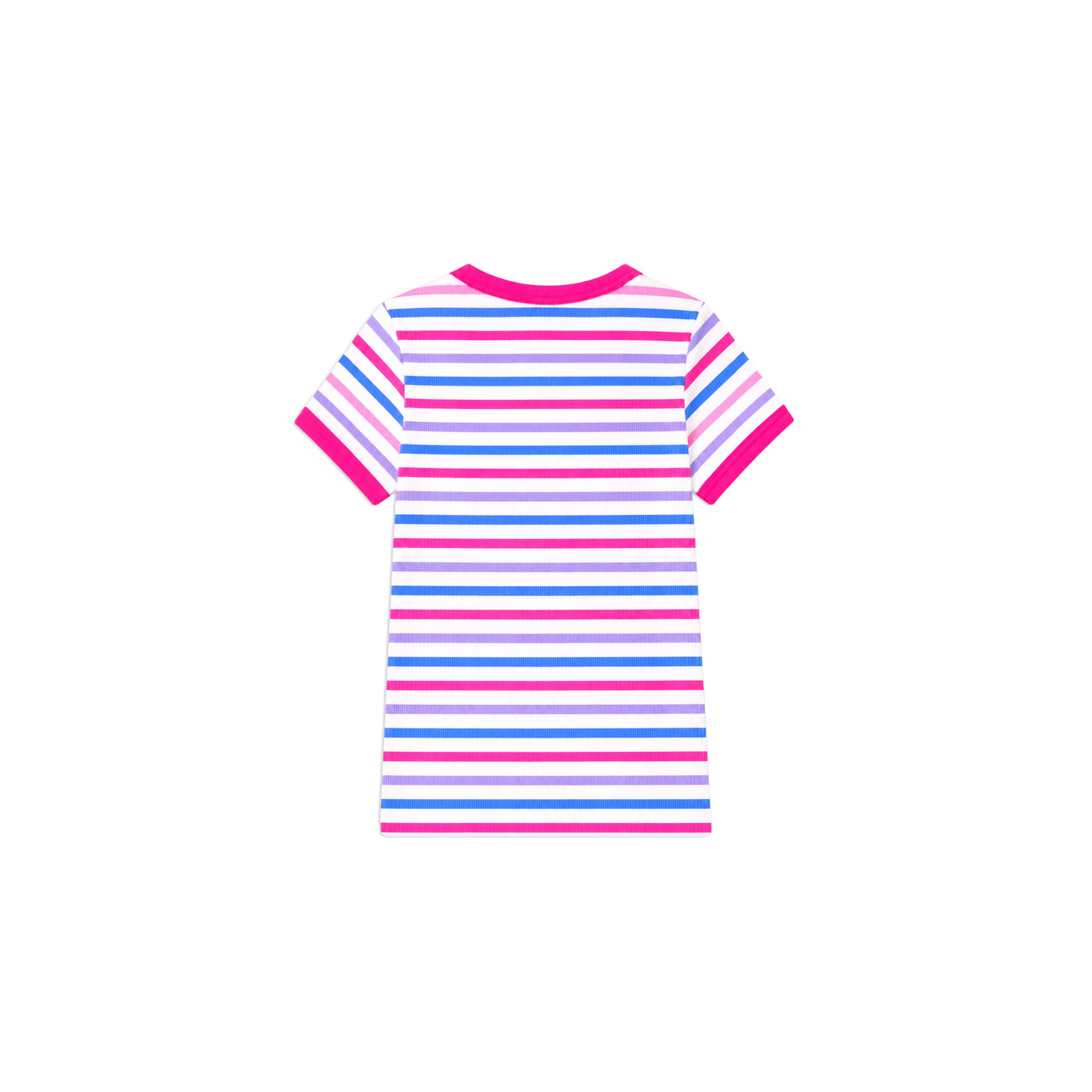 Milky Pretty Pink Stripe Rib Tee