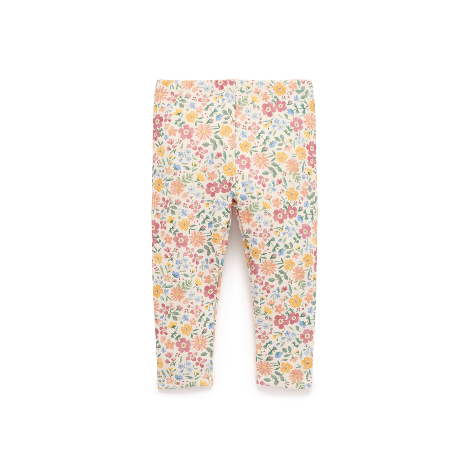 Purebaby Thick Leggings with Pockets - Wild Flower Print