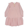 Milky Rose Check Frill Dress