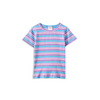 Milky Lilac Stripe Rib Tee