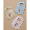 Purebaby Bunny Bib - Country Air Melange