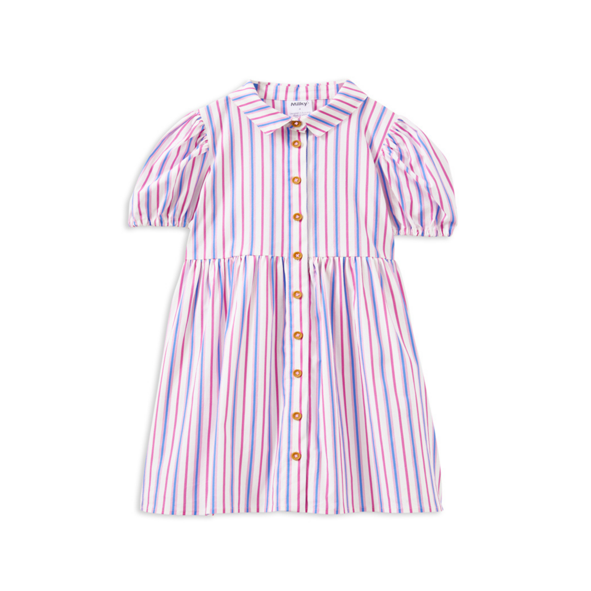 Milky Summer Stripe Dress