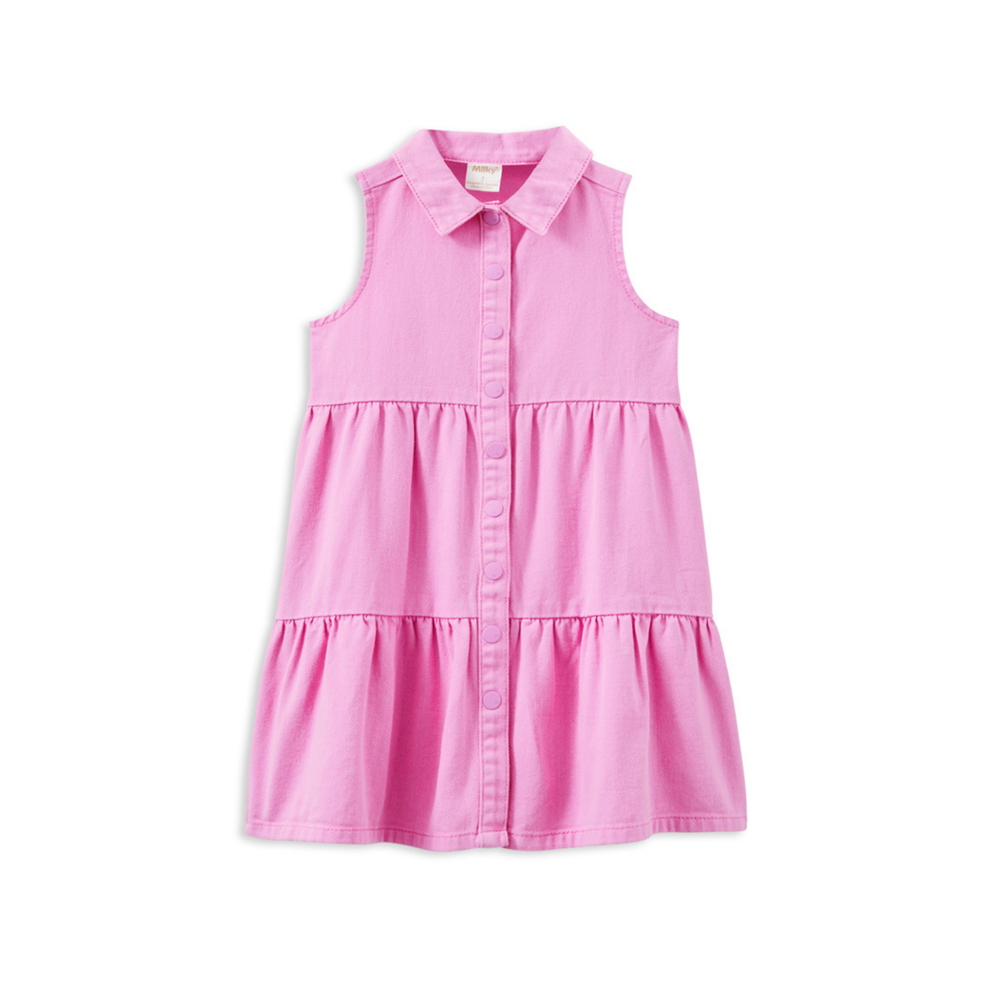 Milky Pink Twill Dress