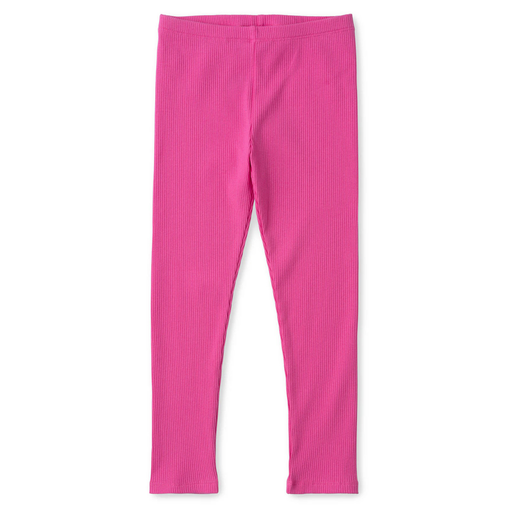 Minti Deluxe Rib Tights - Bright Pink