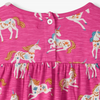 Hatley Folksy Unicorns Gathered Tier Dress - Rose Violet