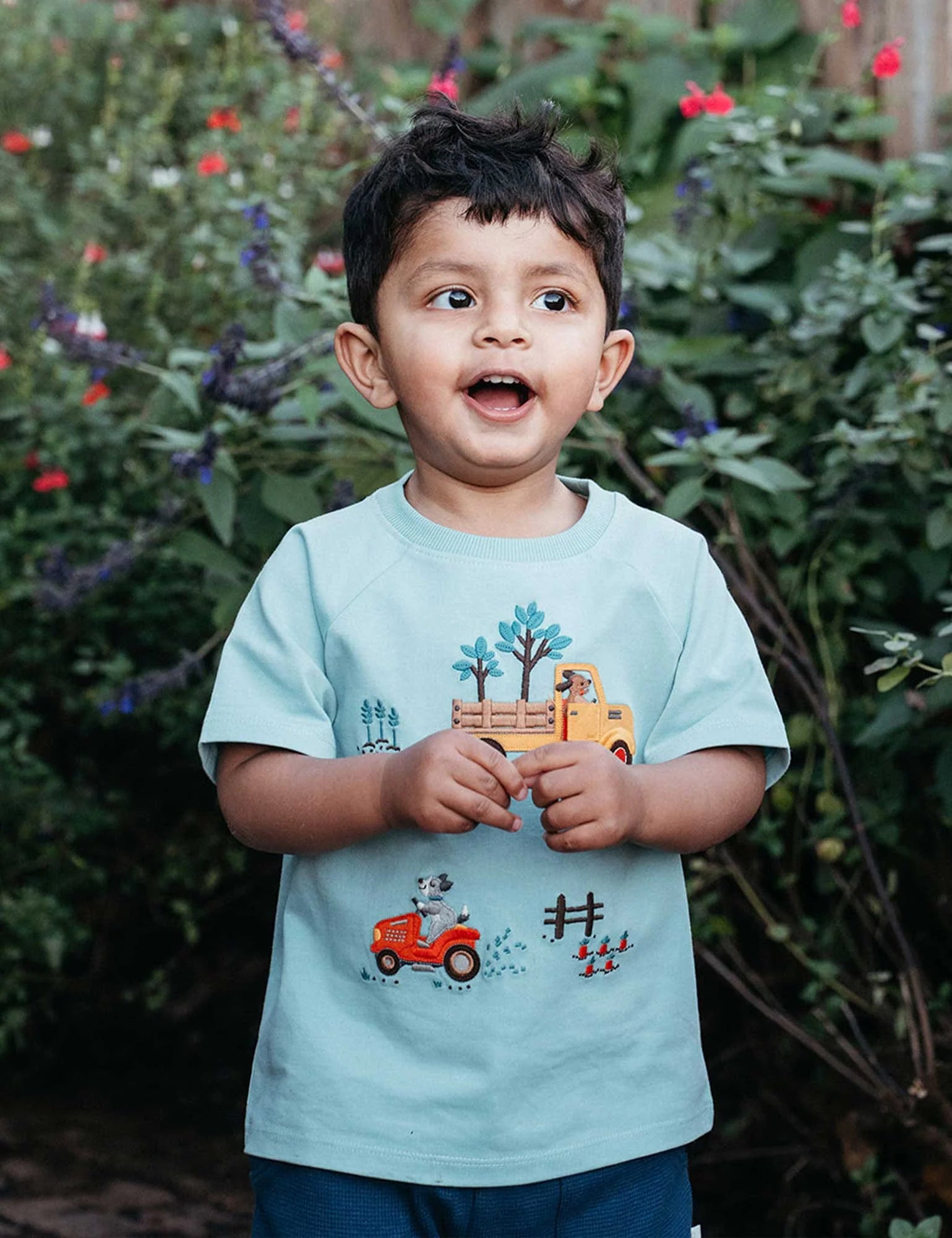 Garden Work Relaxed Tee - Eucalyptus (PB1003S26)