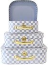 Alimrose Blue Check Carry Cases - sold separately