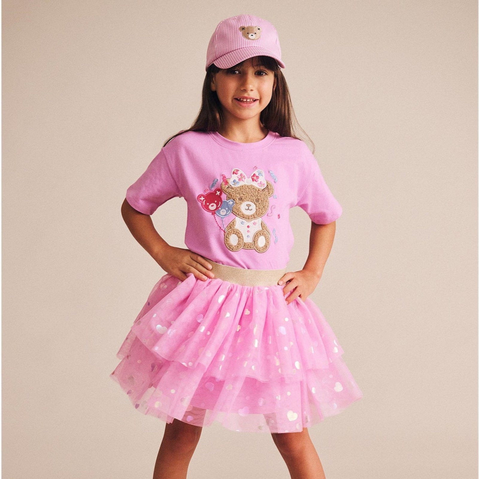 Huxbaby - Party Hearts Tiered Tulle Skirt