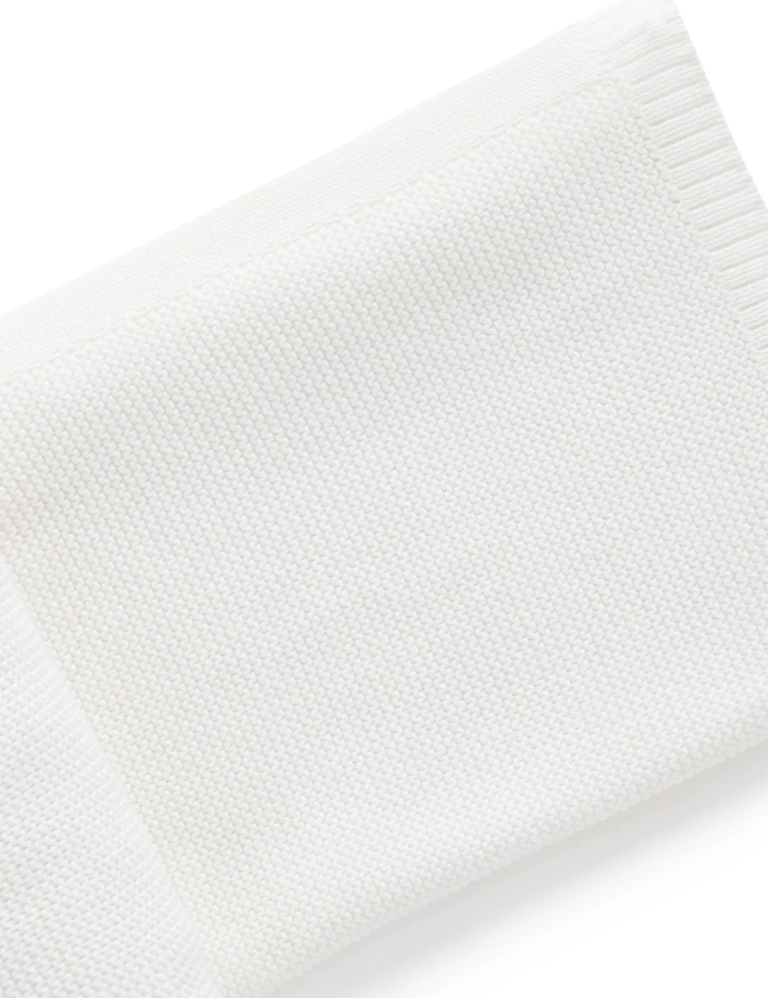 Purebaby Textured Blanket - White