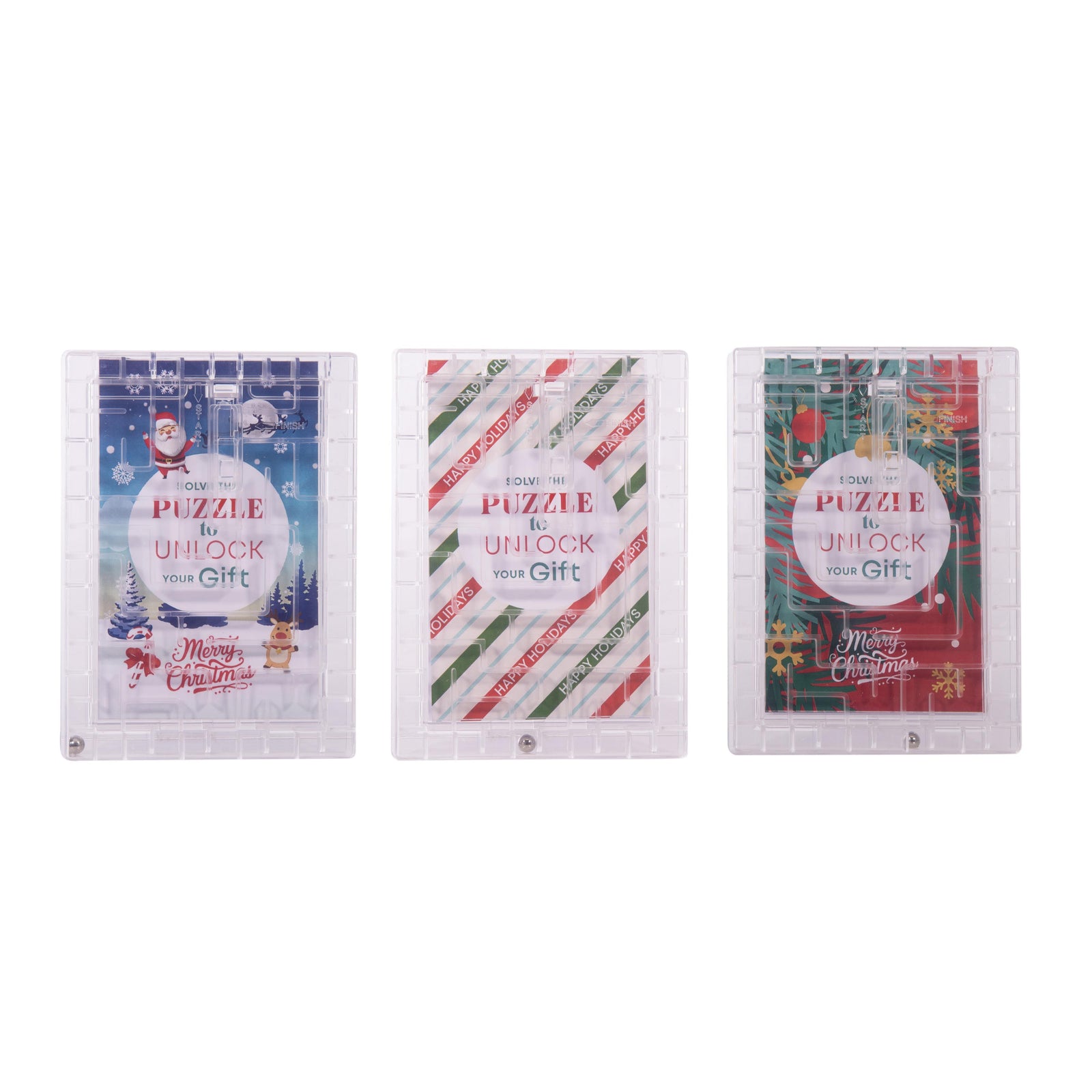 Christmas Gift Card Maze Puzzle