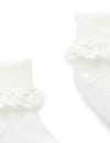 Purebaby White Lace Socks - 00 - 5YRS