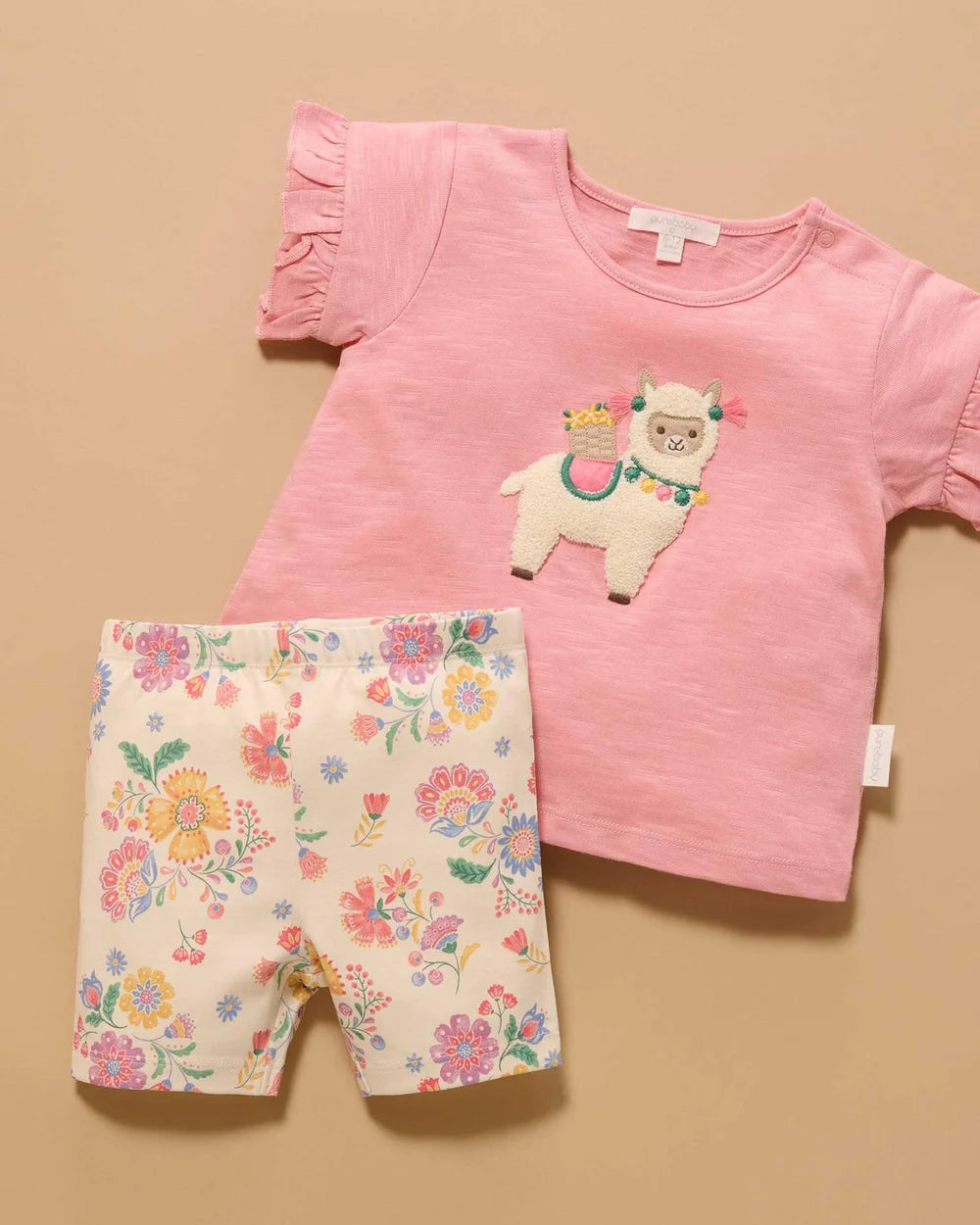 Purebaby Bike Shorts - Mexican Floral