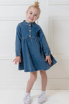 Milky Mid Wash Denim Dress