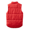 Milky Red Crush Puffer Vest