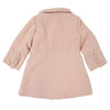 Korango Faux Wool Collared Overcoat - Dusty Pink