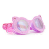 Kitten Paw Print Pink Swim Goggles - Bling2o