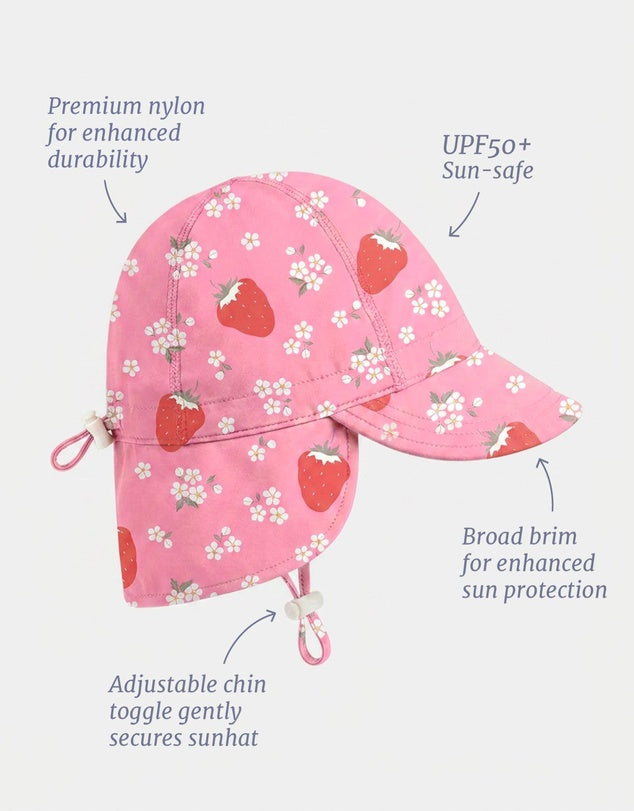 Toshi Swim Flap Cap Twinkle Strawberry