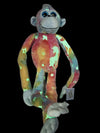 Krysty Hanging Monkey - Pastel Multi Glow in the Dark