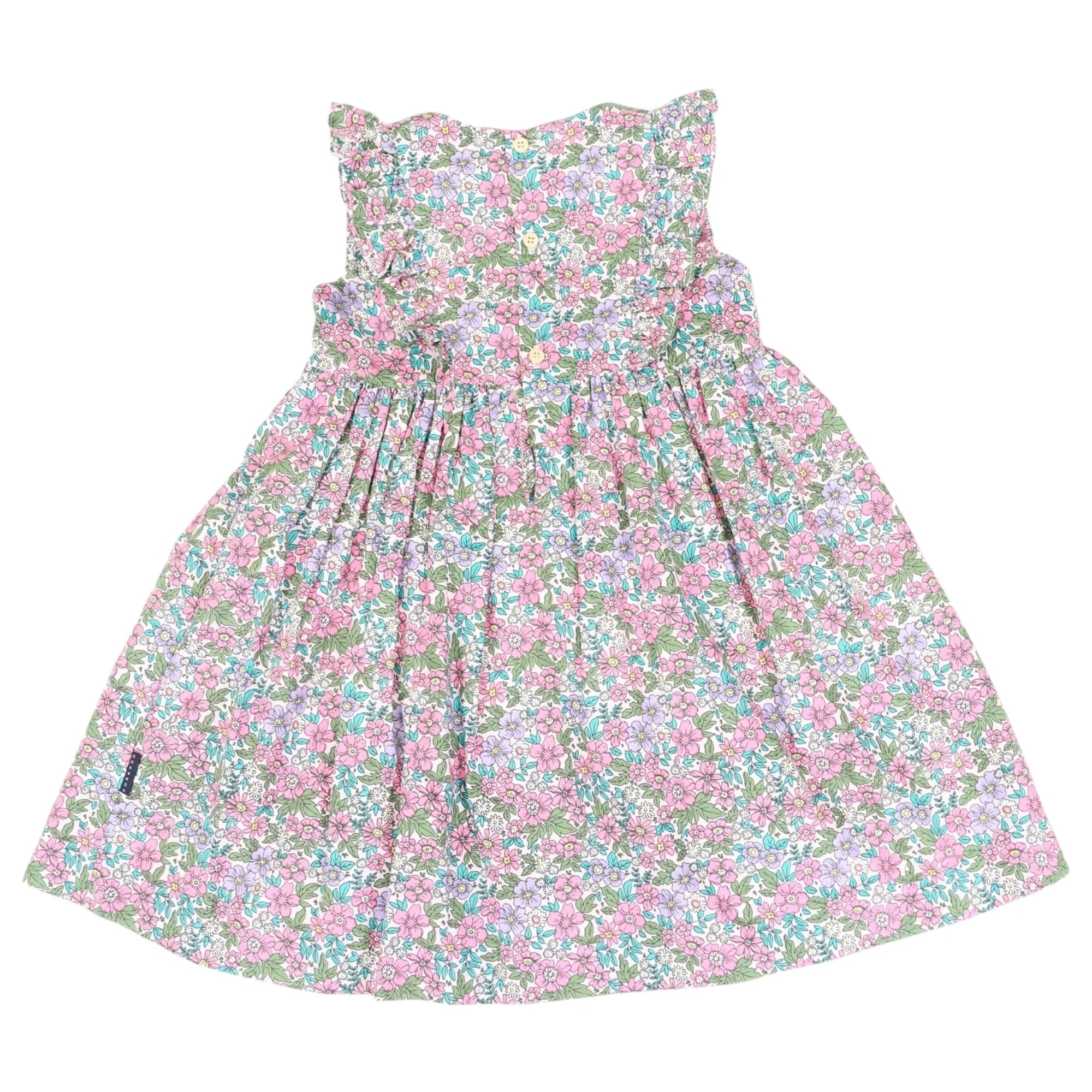Bold Floral Pink Dress