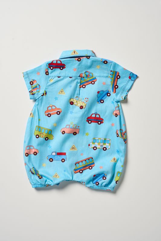 Smox Rox Ashton Romper - Car Print