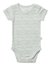 Marquise  Bodysuit and Bib Set in Wave Stripe