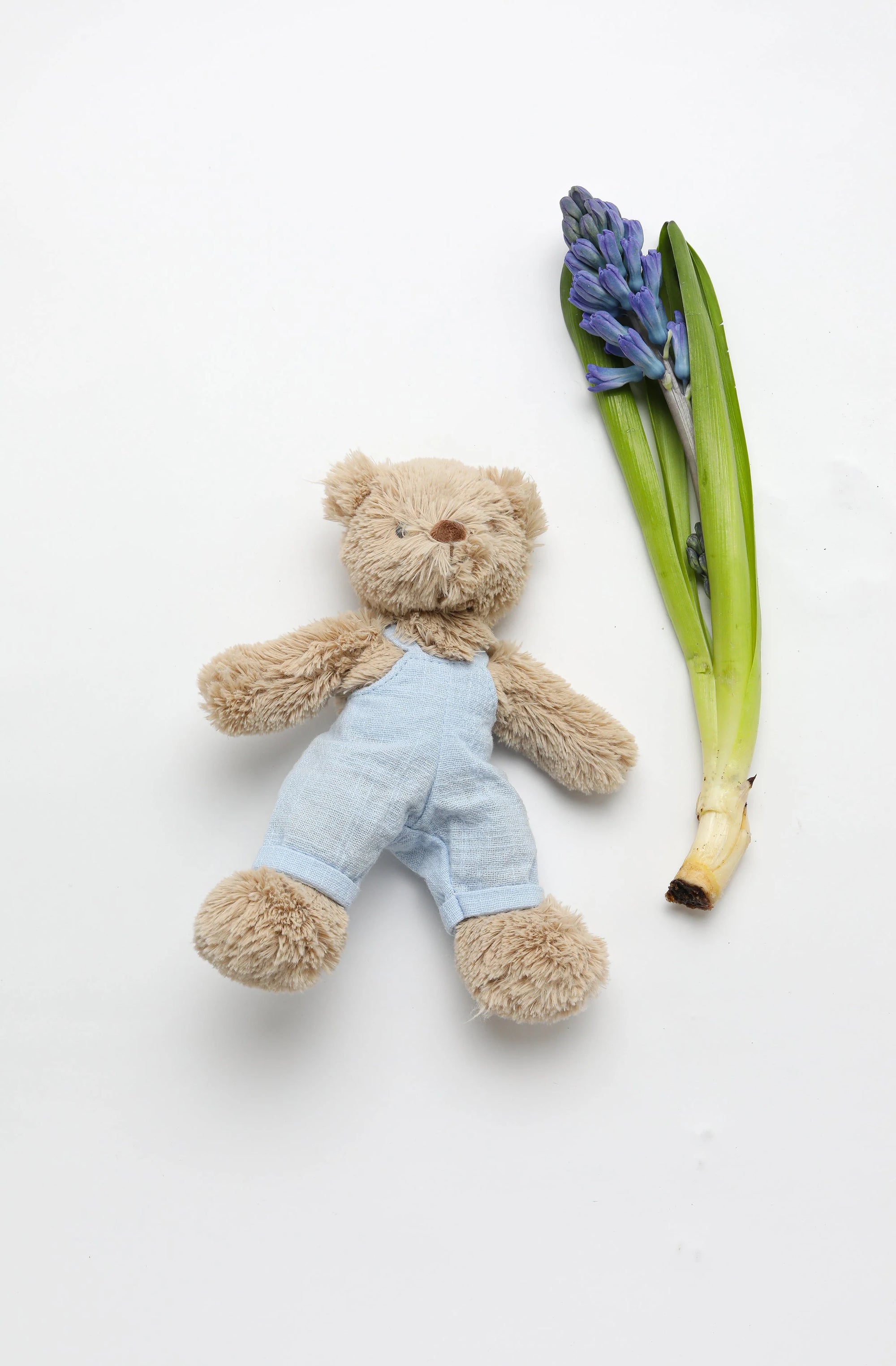 Nana Huchy Baby Honey Bear - Overalls Baby Blue