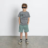 Minti Hello Bye Dinos Tee Charcoal Marle