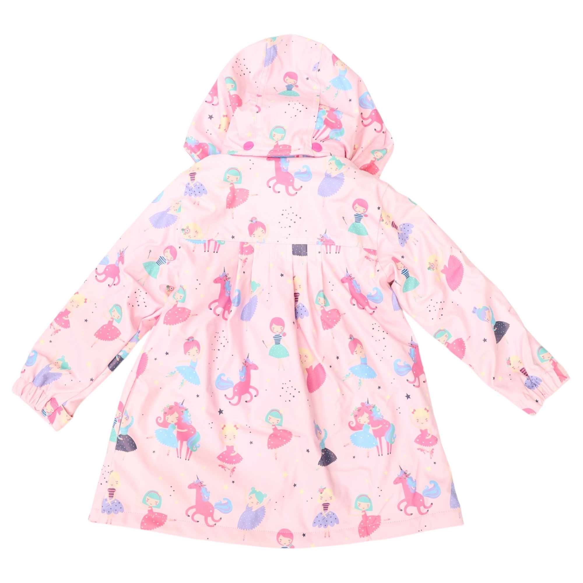 Korango Dancing Unicorn Raincoat - Pink