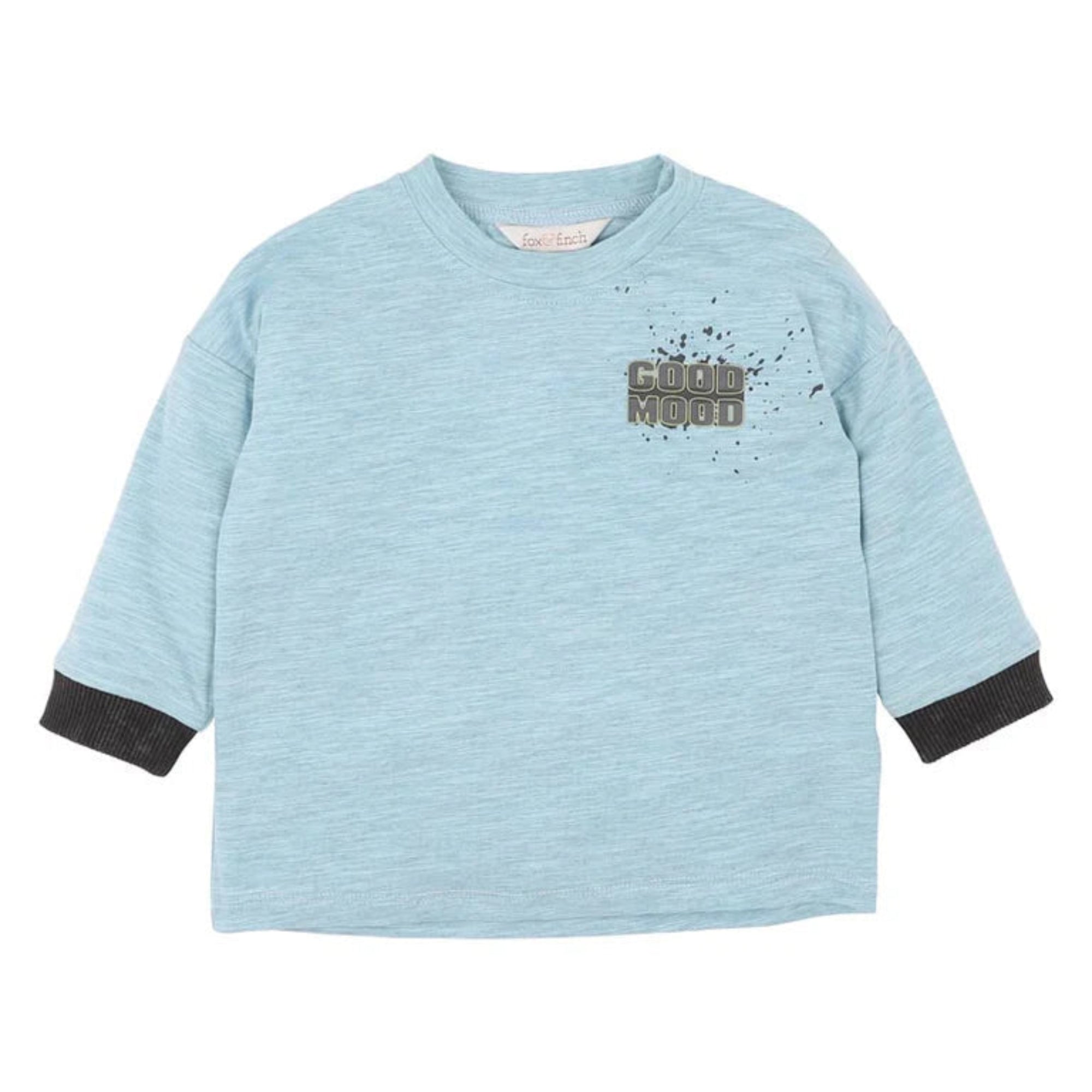 Fox &amp; Finch Outback Adventure Smile Long Sleeve Tee - Space Blue