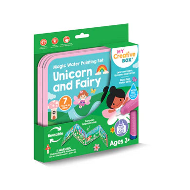 Unicorn and Fairy Magic Water Painting Set