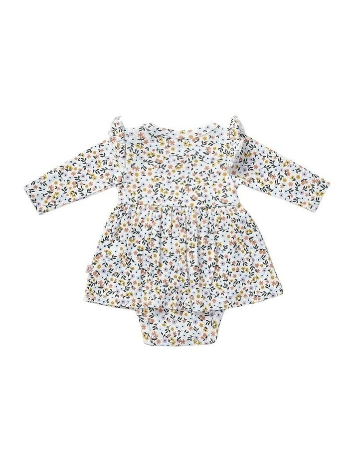 Marquise Meadows Frill Bodysuit Dress