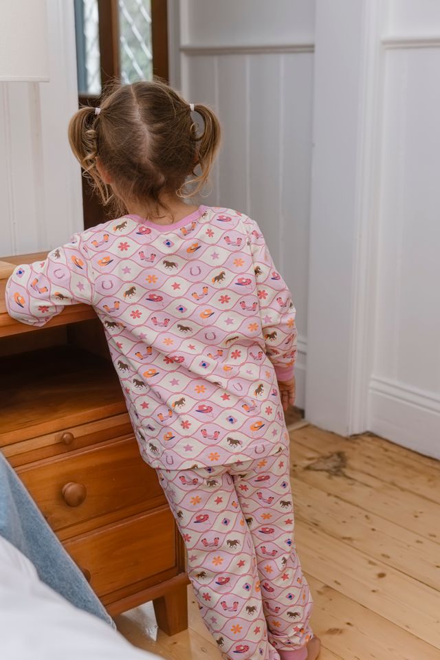 Milky Rodeo Dreams Pj's - Off White / Pink