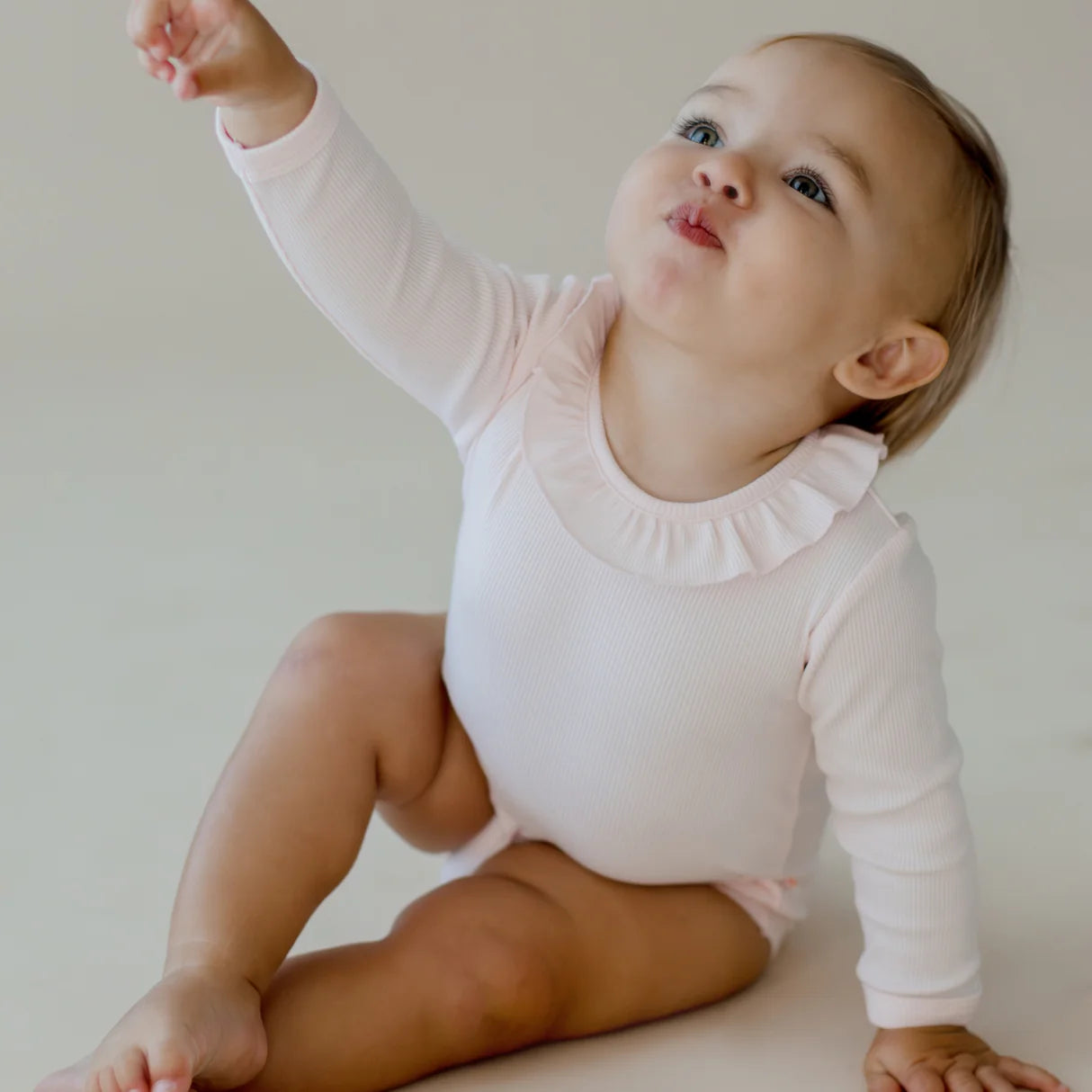 Marquise Pink Frill Bodysuit