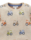 Purebaby Tractor Jacquard Jumper