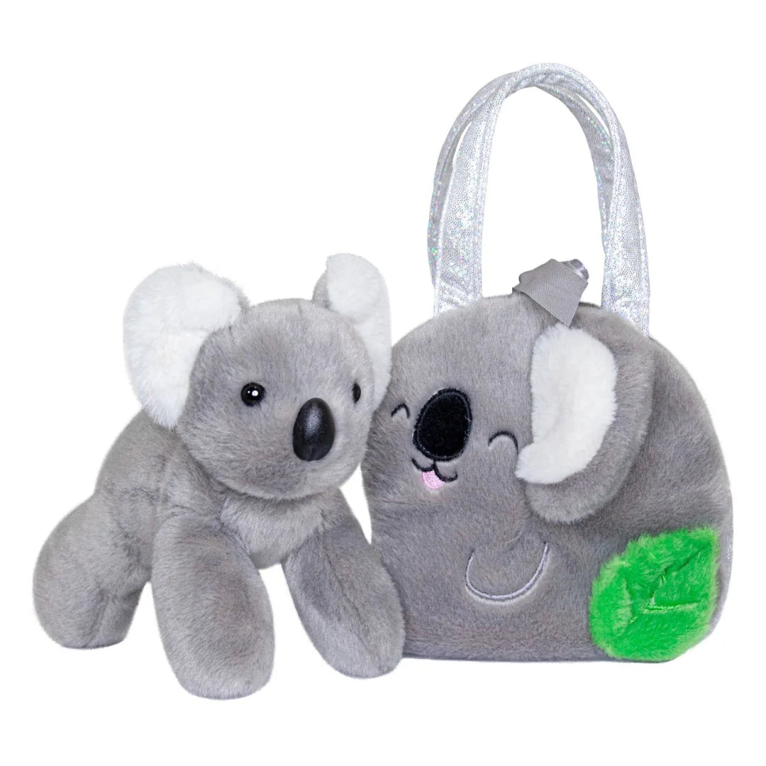 Fancy Pals Pink Koala in a Koala Bag