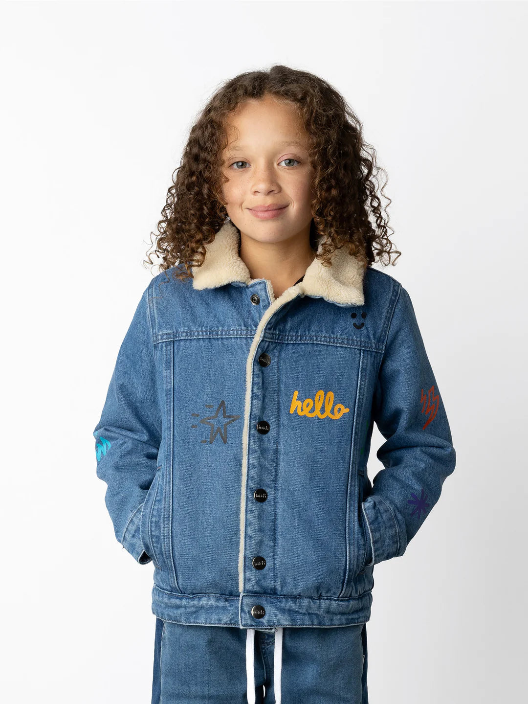 Minti Emblem Denim Jacket