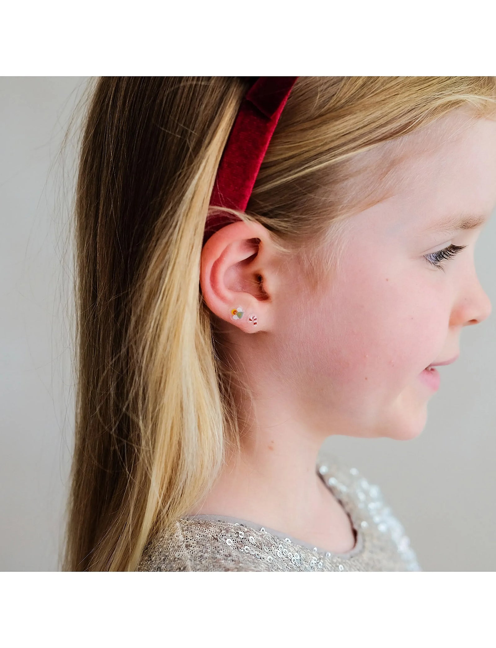 Santa Stick-on Earrings