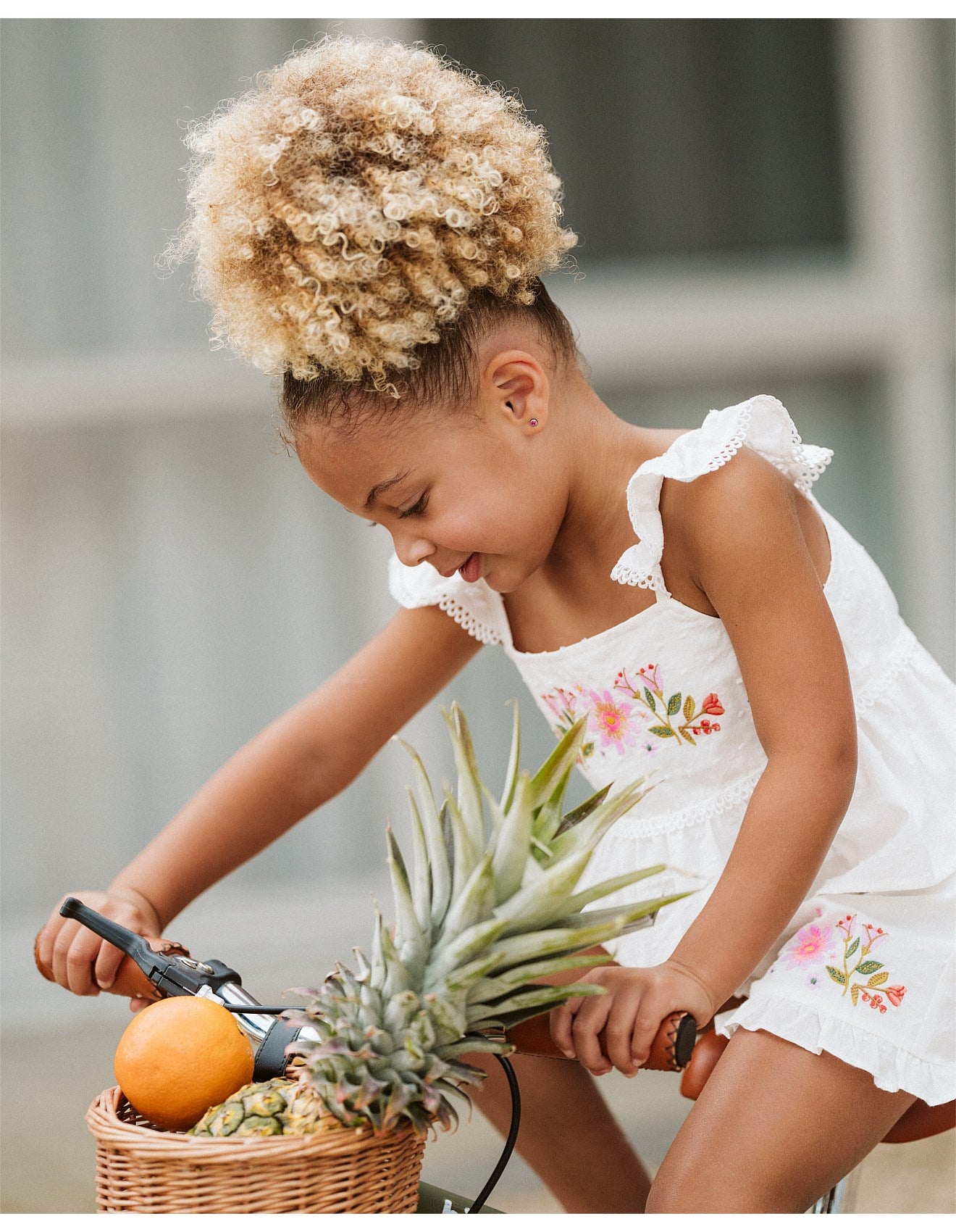 White Paradiso Embroidered Top - 1-6Y