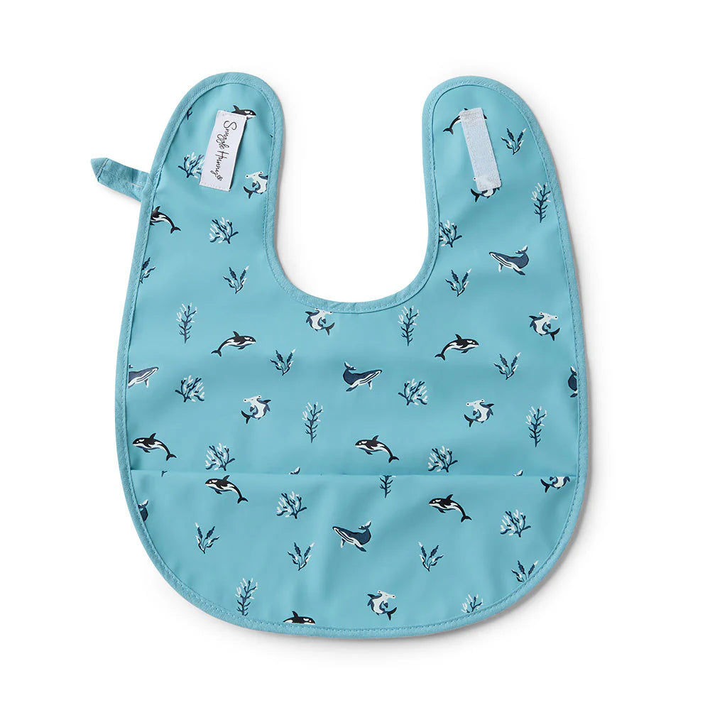 Snuggle Hunny Blue Ocean Snuggle Bib